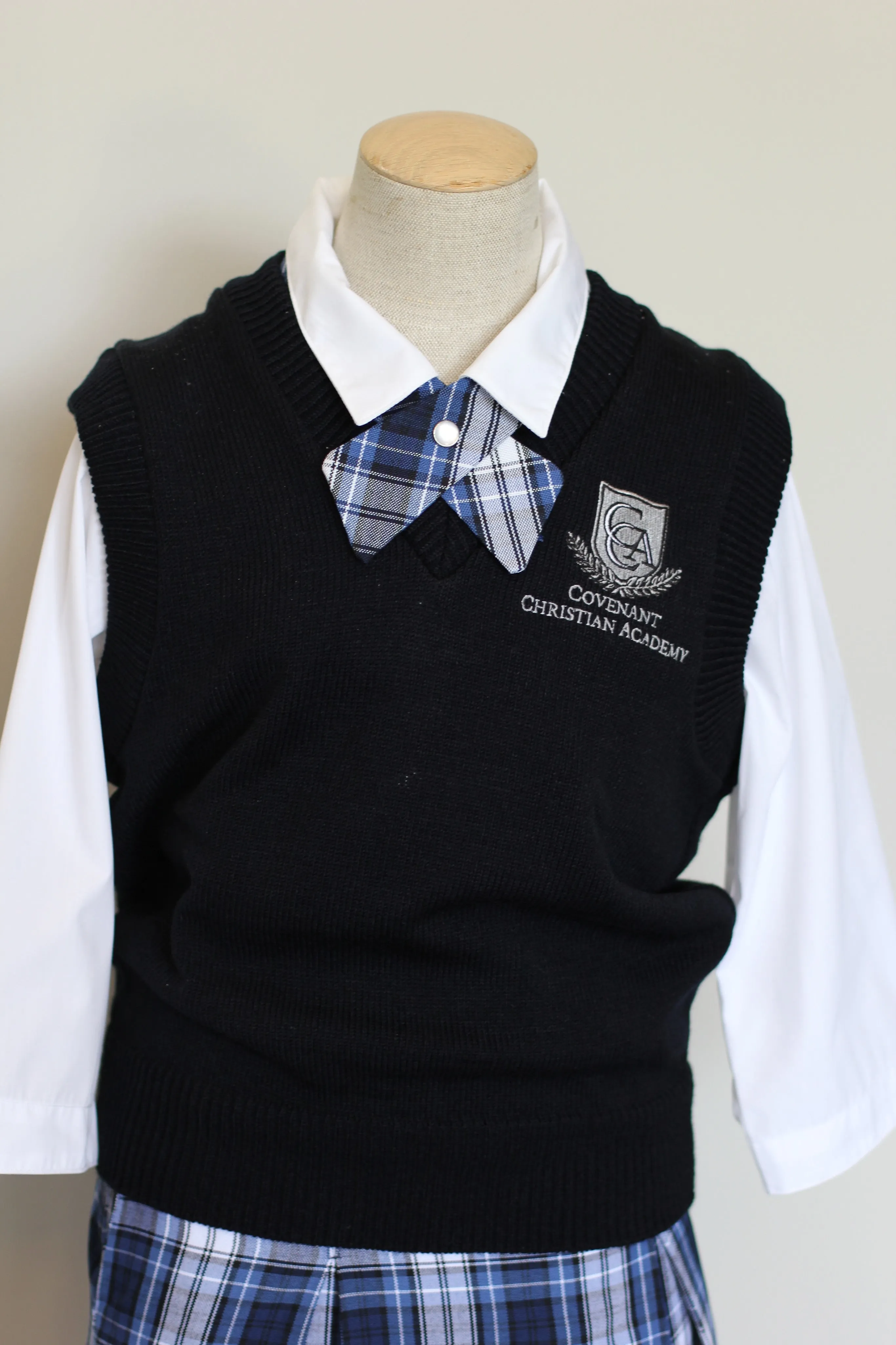 6600-CCA Youth V-Neck Sweater Vest