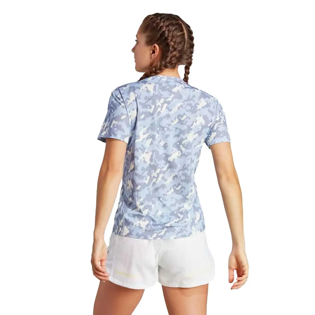 adidas - Women's Own The Run AOP T-Shirt (HR9975)