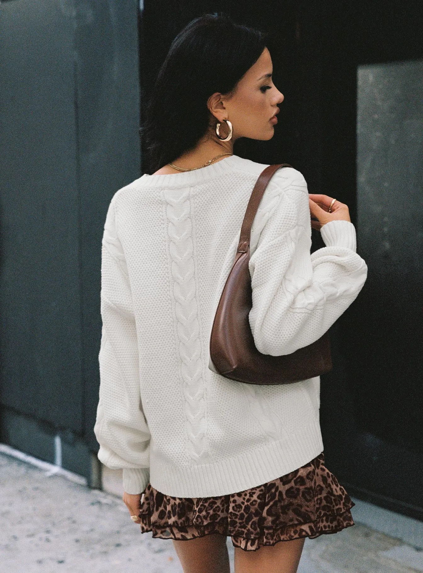 Aldgate Knit Cardigan Ivory