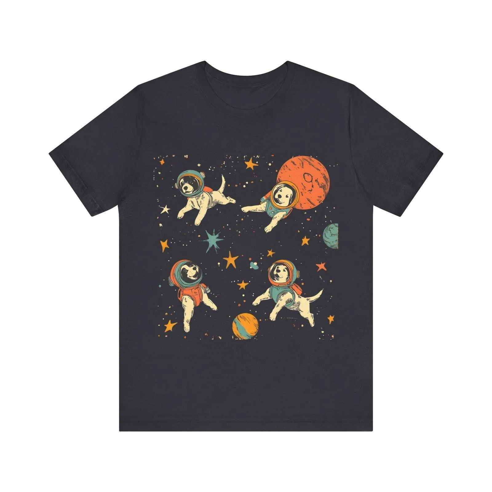 Alien Cosmic Pups Adventure T Shirt