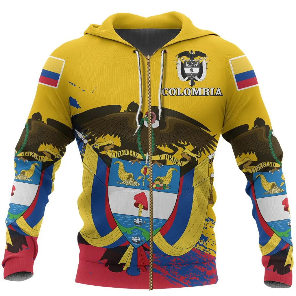 Colombia Special Zipper Hoodie A7