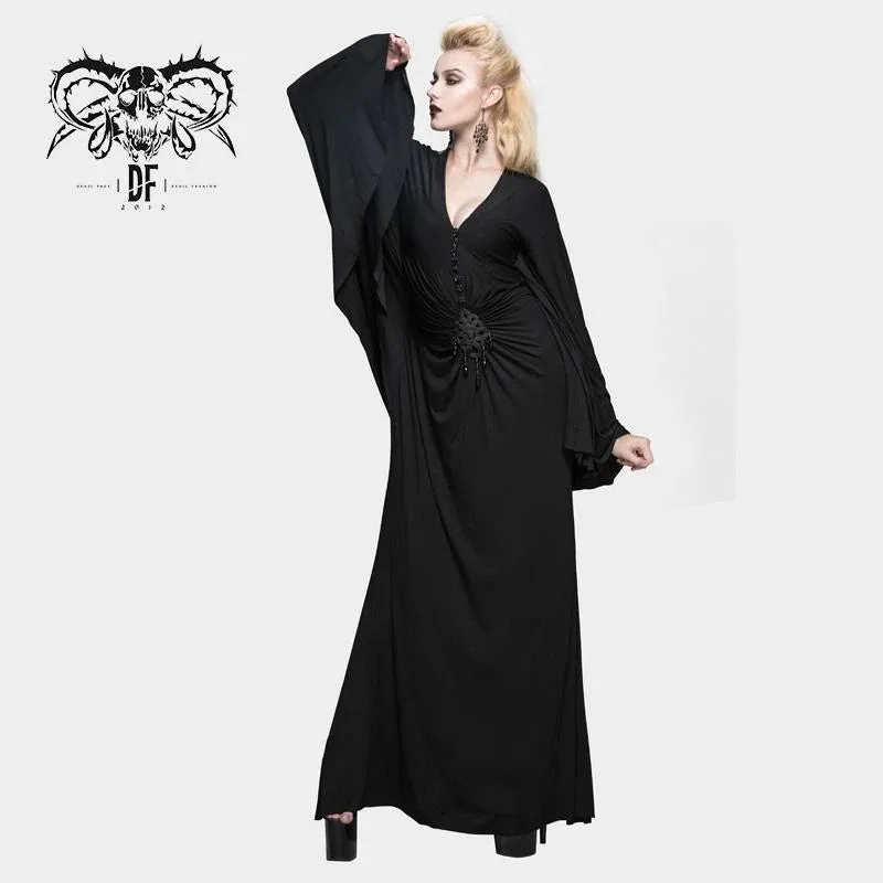 Deaths Scythe Gothic Evening Dress