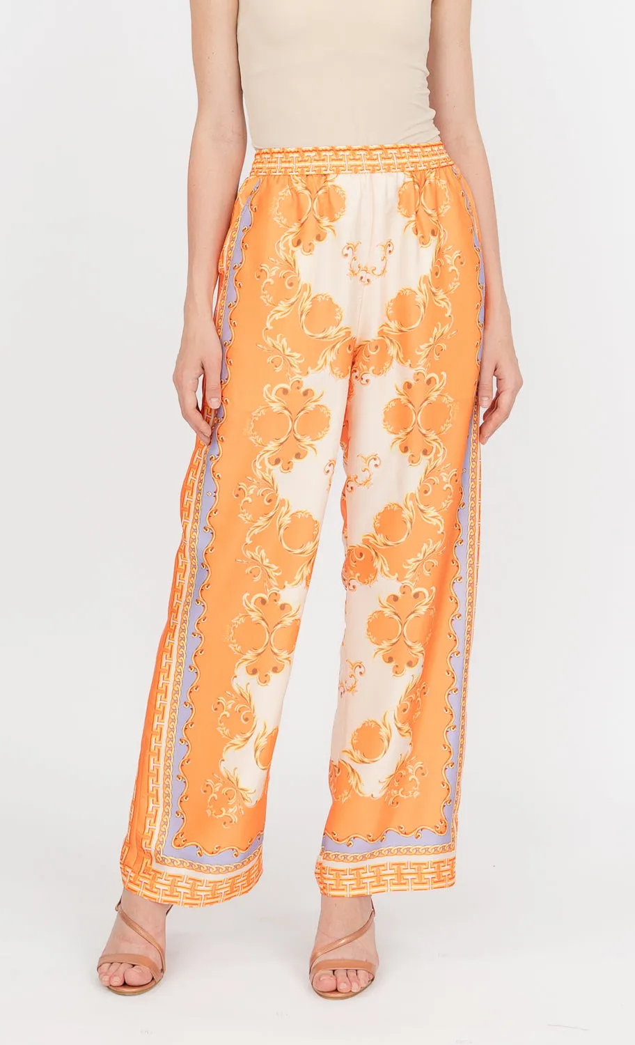 Gianna Pants in Sun Orange