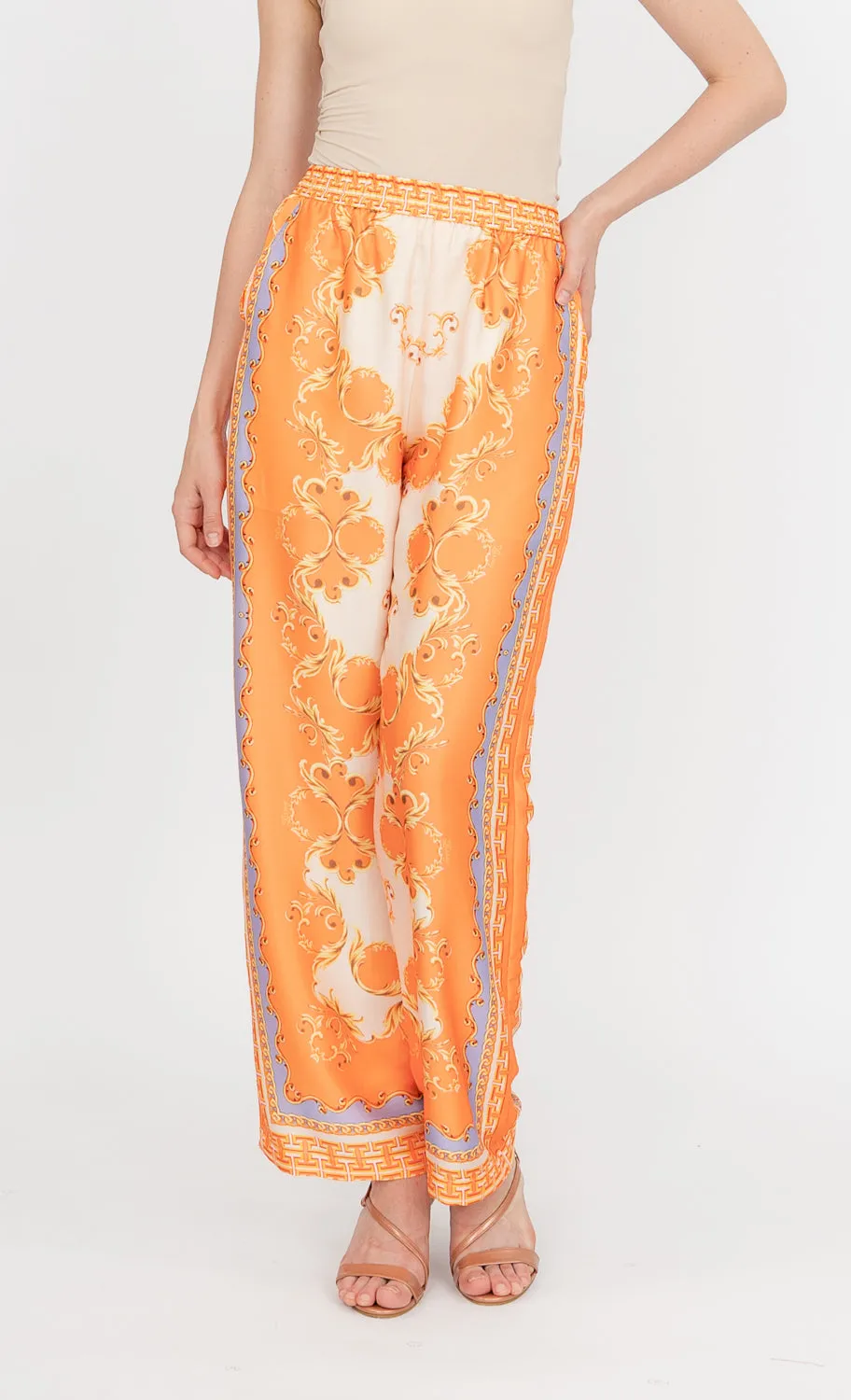 Gianna Pants in Sun Orange