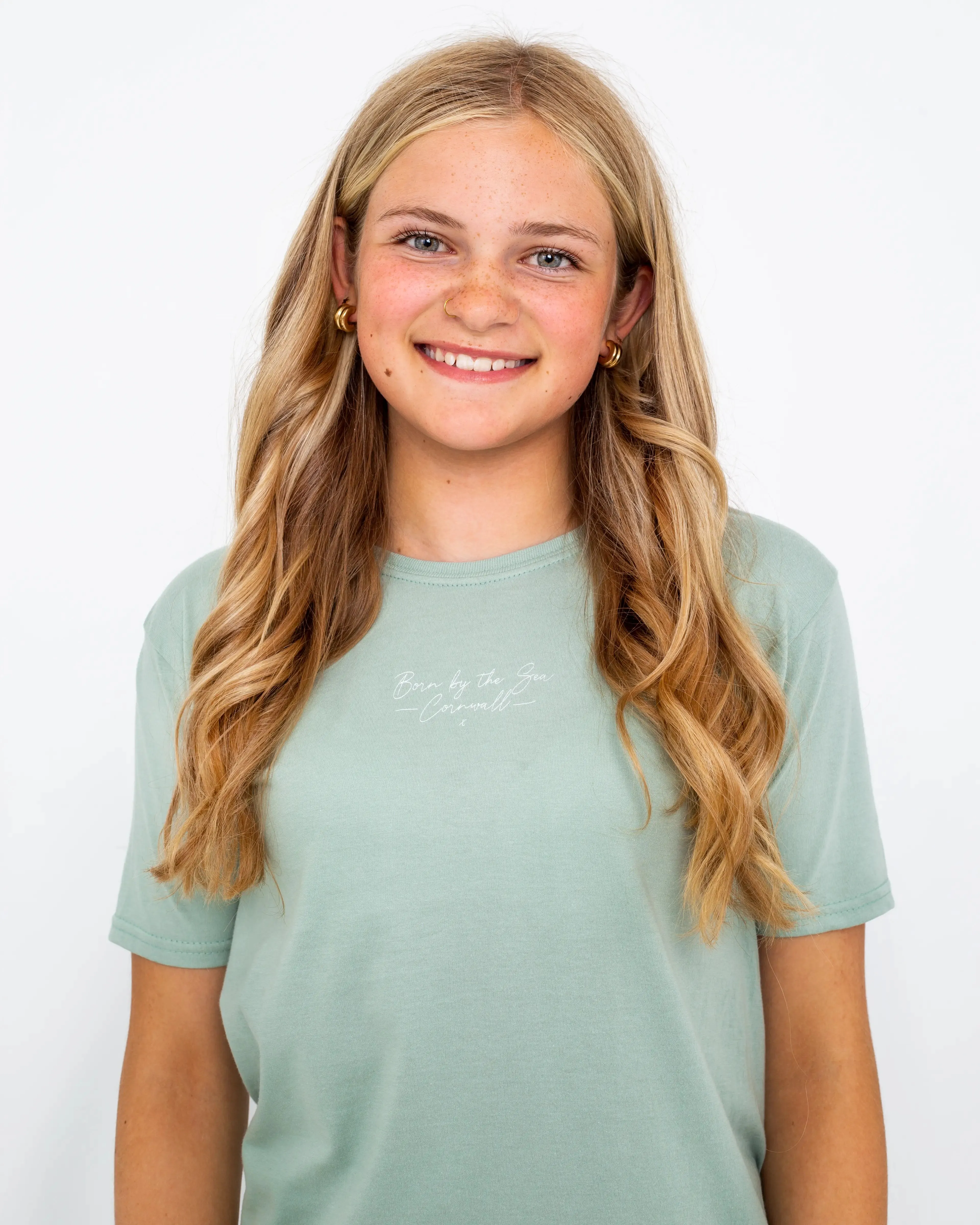 Girls Turtle T-Shirt in Sage