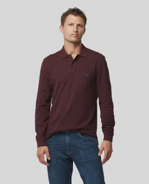 Gunn L/S Polo - Syrah