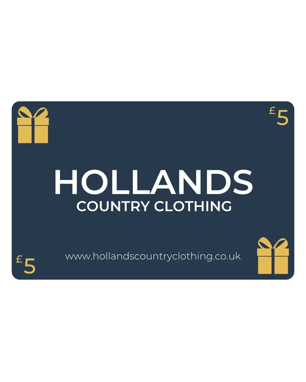 Hollands Country Clothing Gift Cards