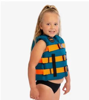 Jobe Nylon Life Vest Kids Teal-Youth-