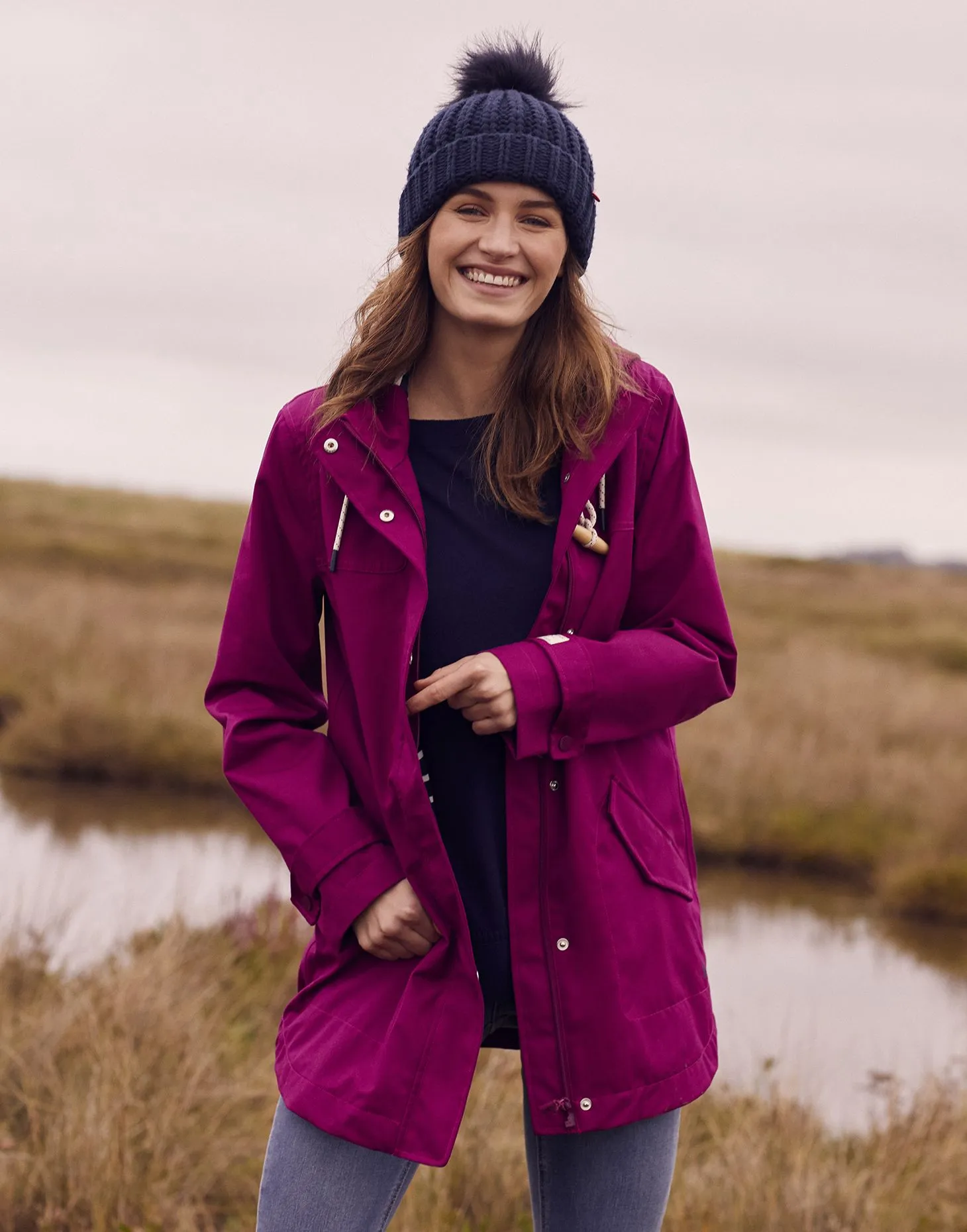 Joules Coast Mid Waterproof Coat