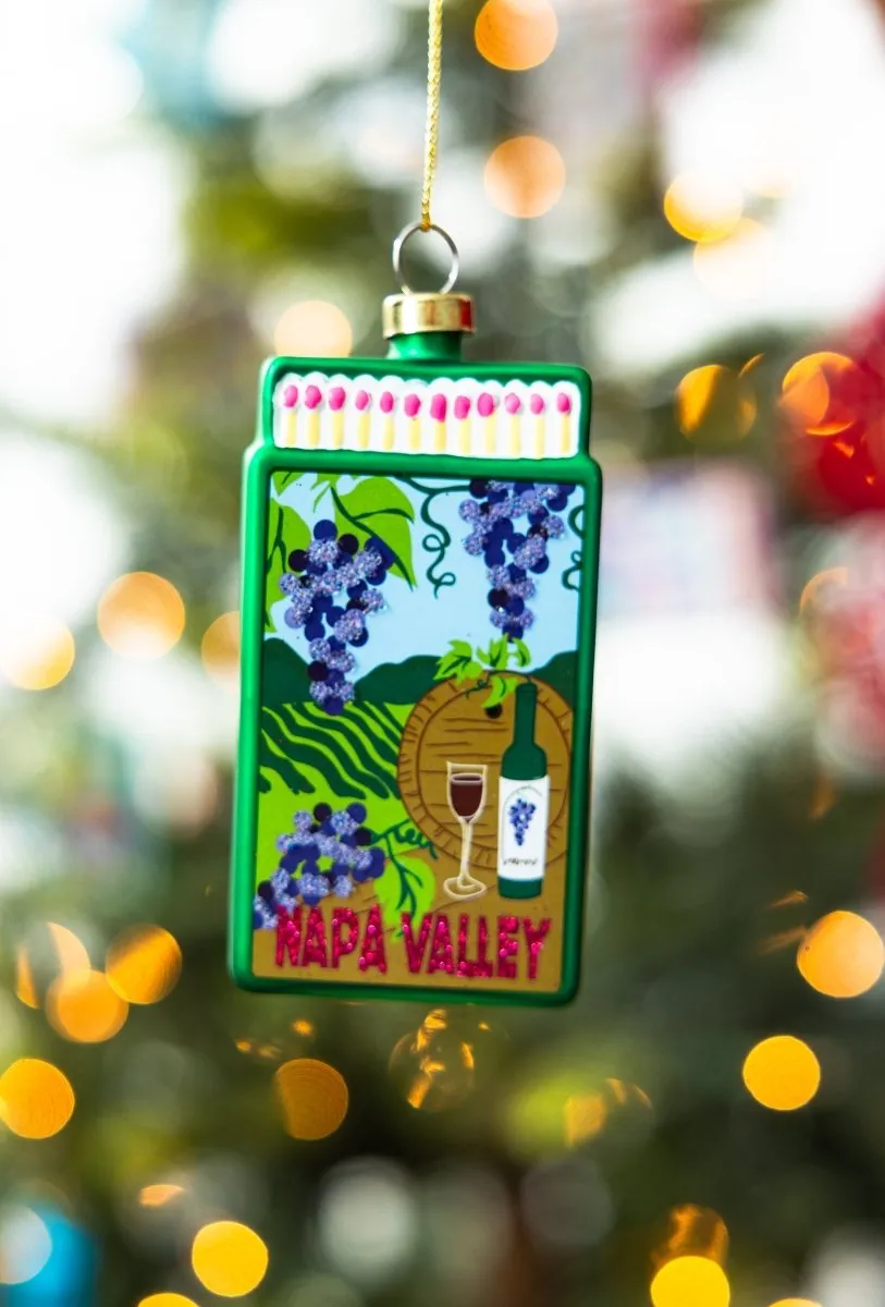 Matchbook Ornament | Napa Valley