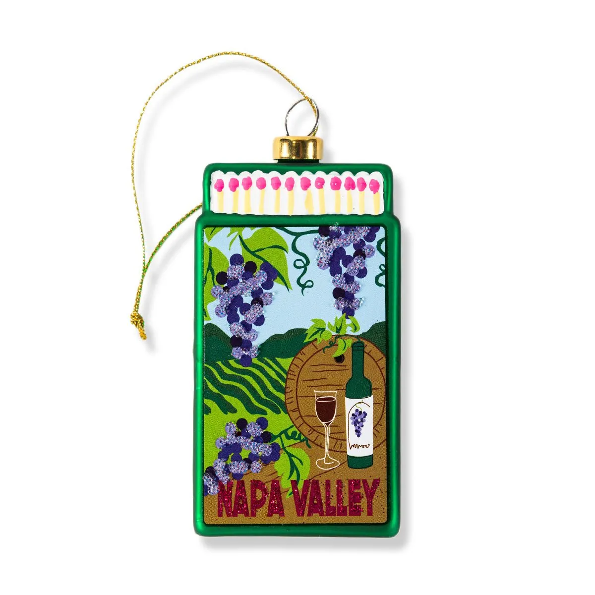 Matchbook Ornament | Napa Valley