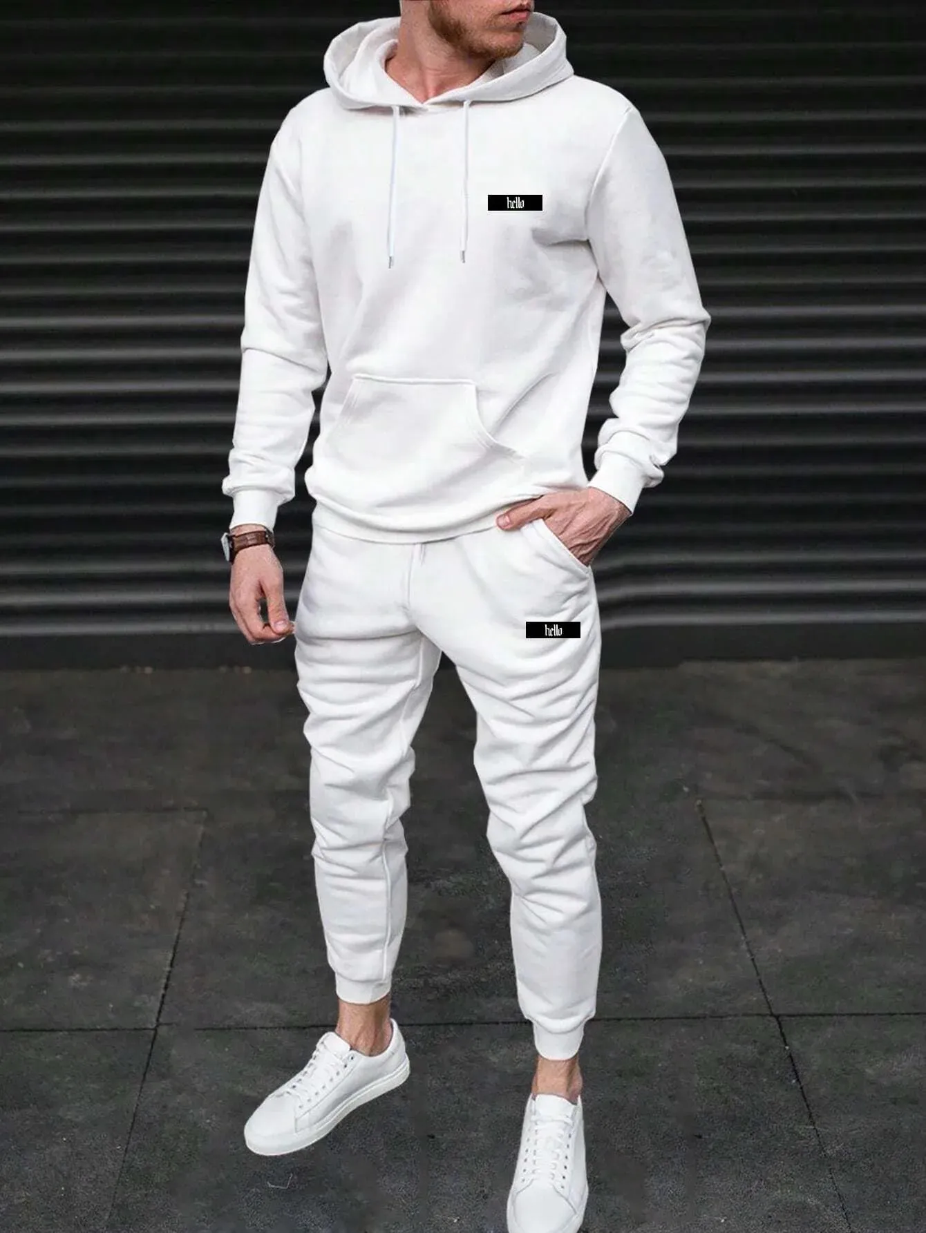 New OB Tracksuit Hooded Comfortable Suit