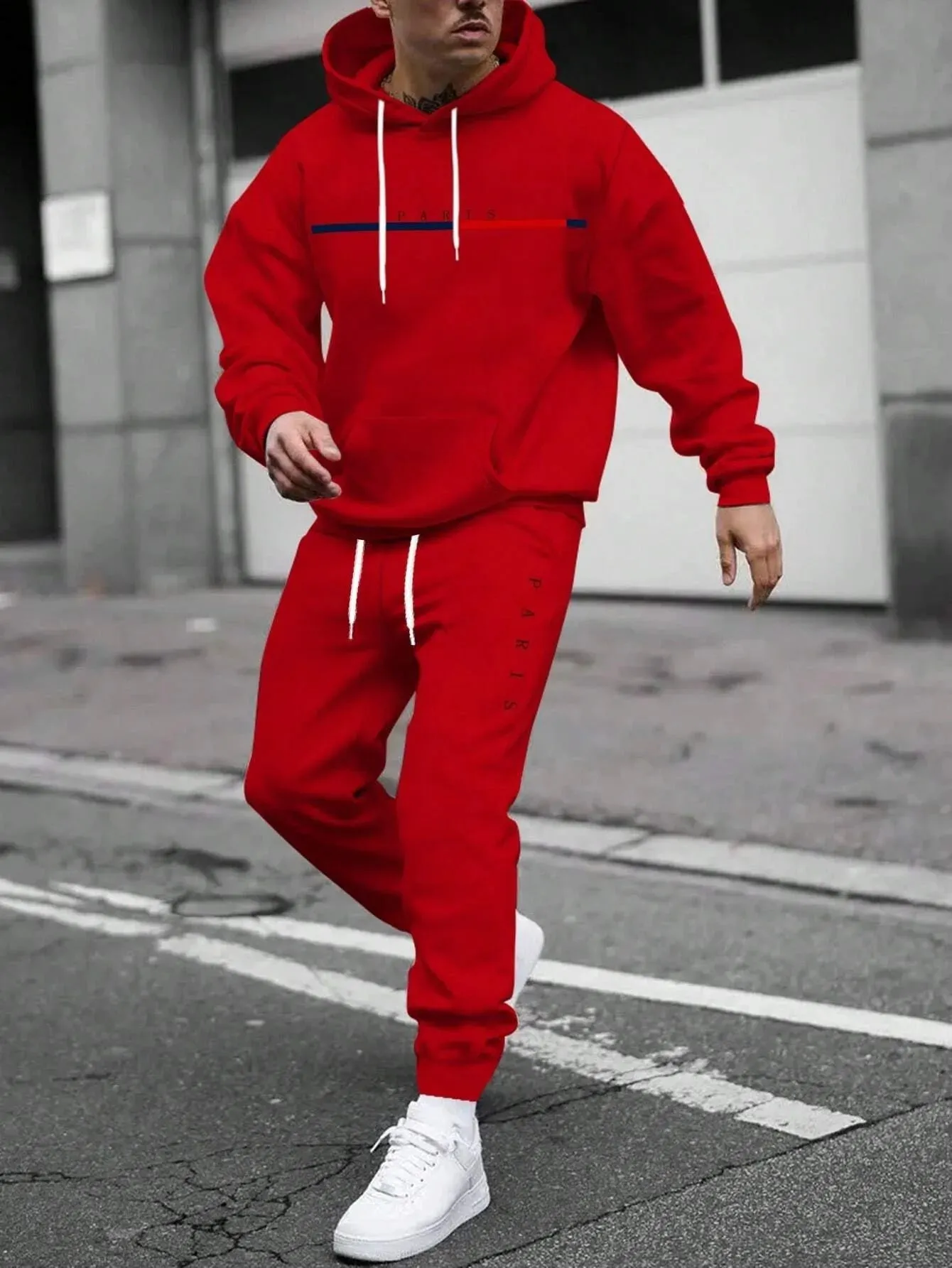 New OB Tracksuit Hooded Comfortable Suit