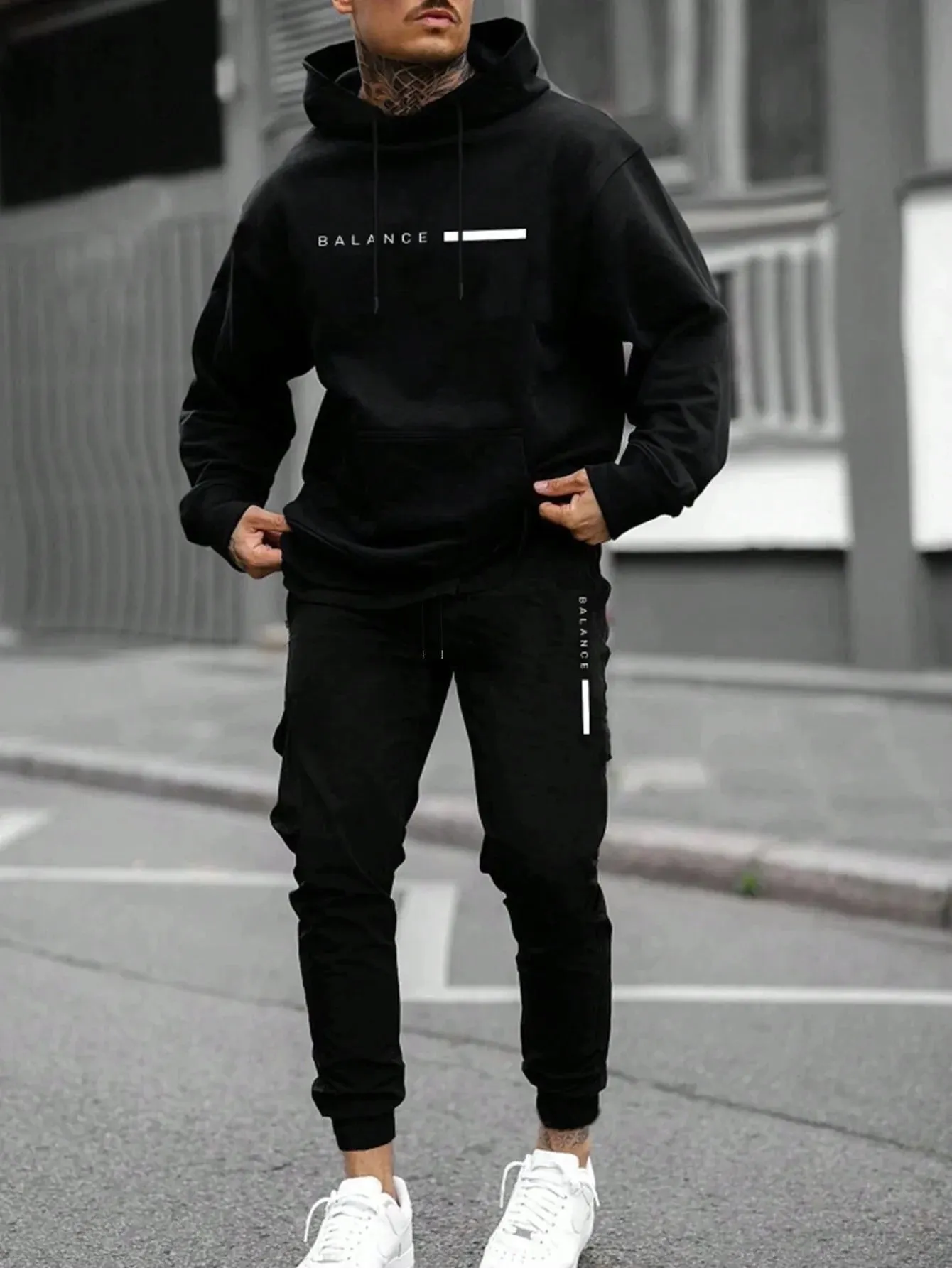 New OB Tracksuit Hooded Comfortable Suit