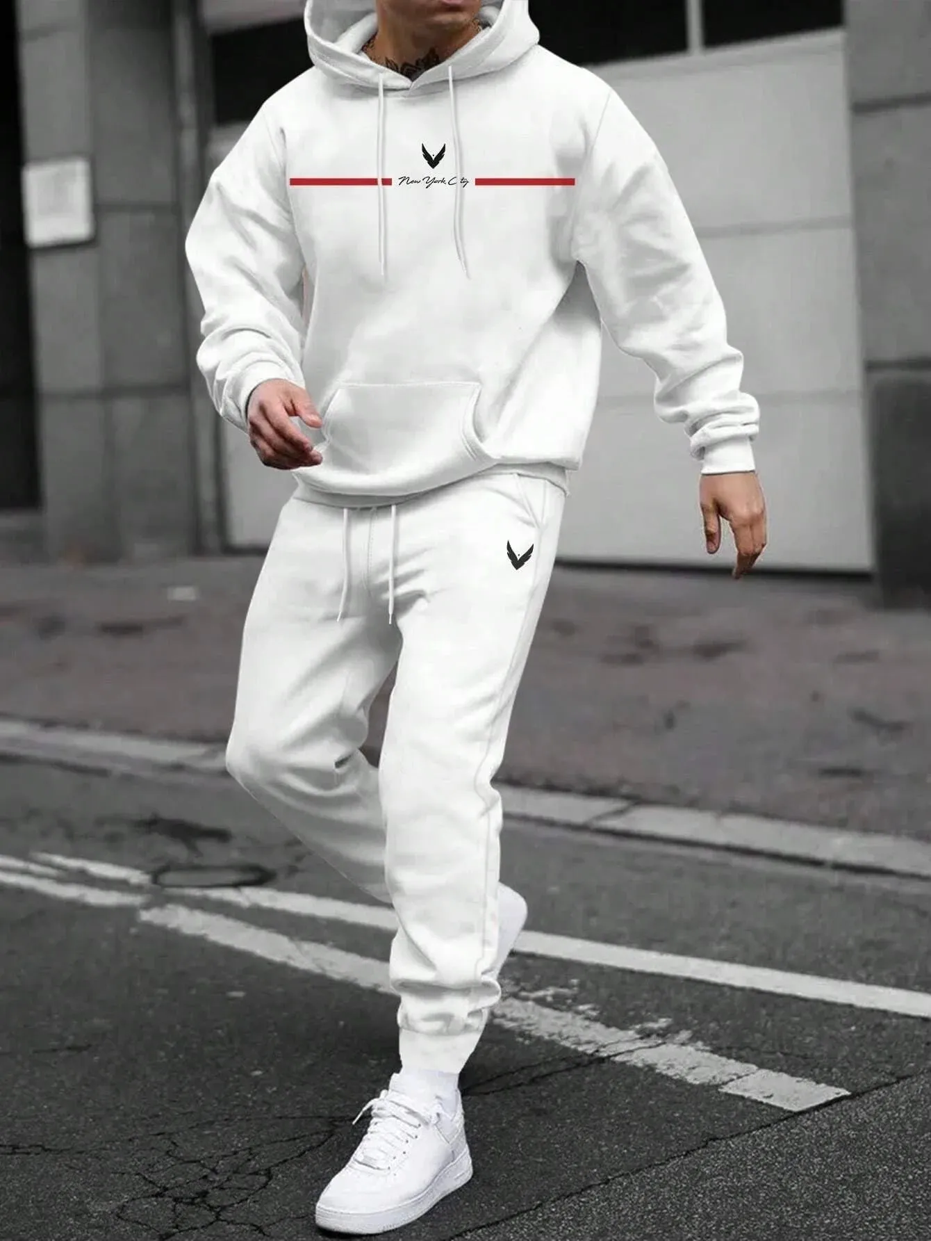 New OB Tracksuit Hooded Comfortable Suit