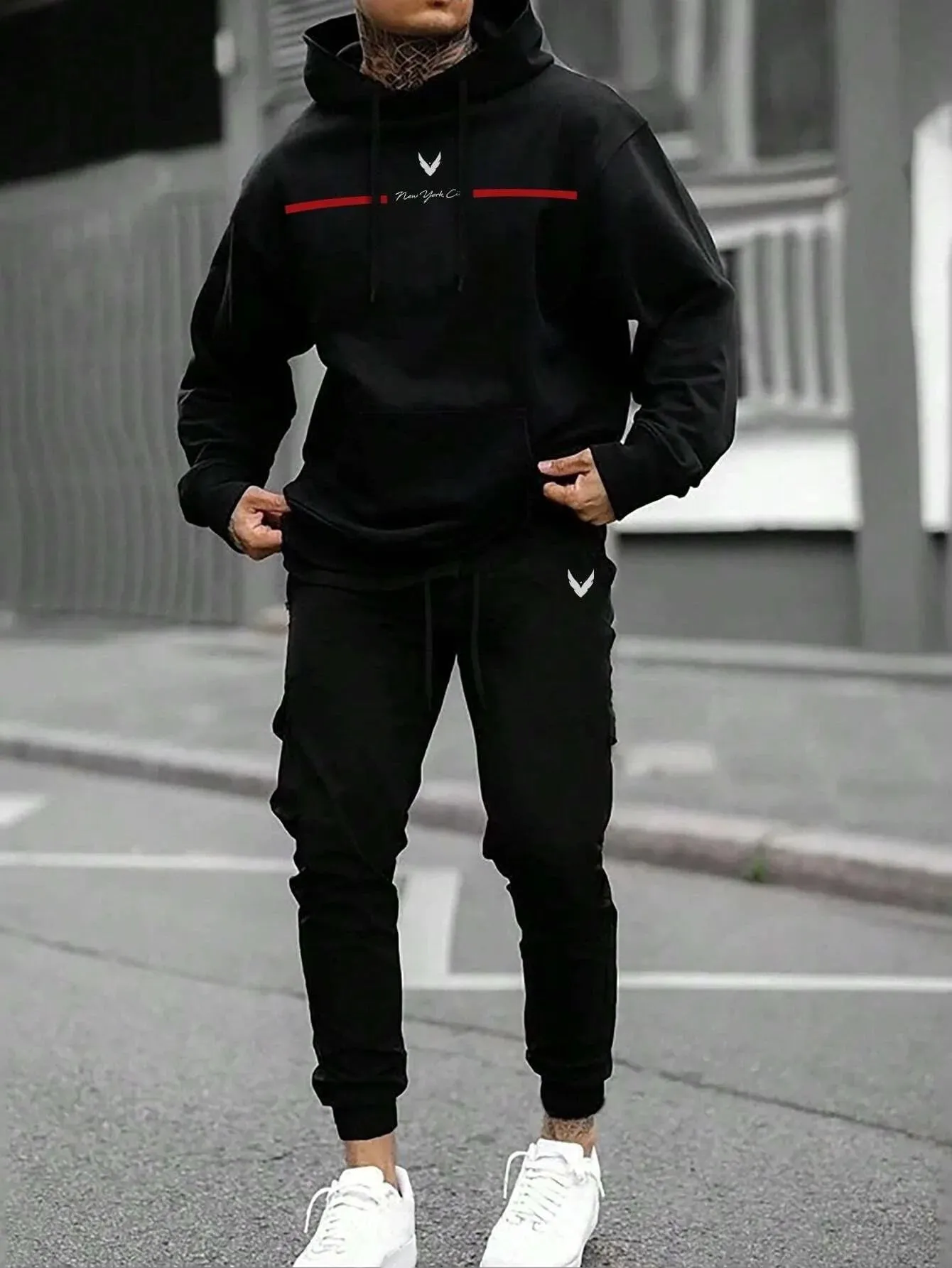 New OB Tracksuit Hooded Comfortable Suit