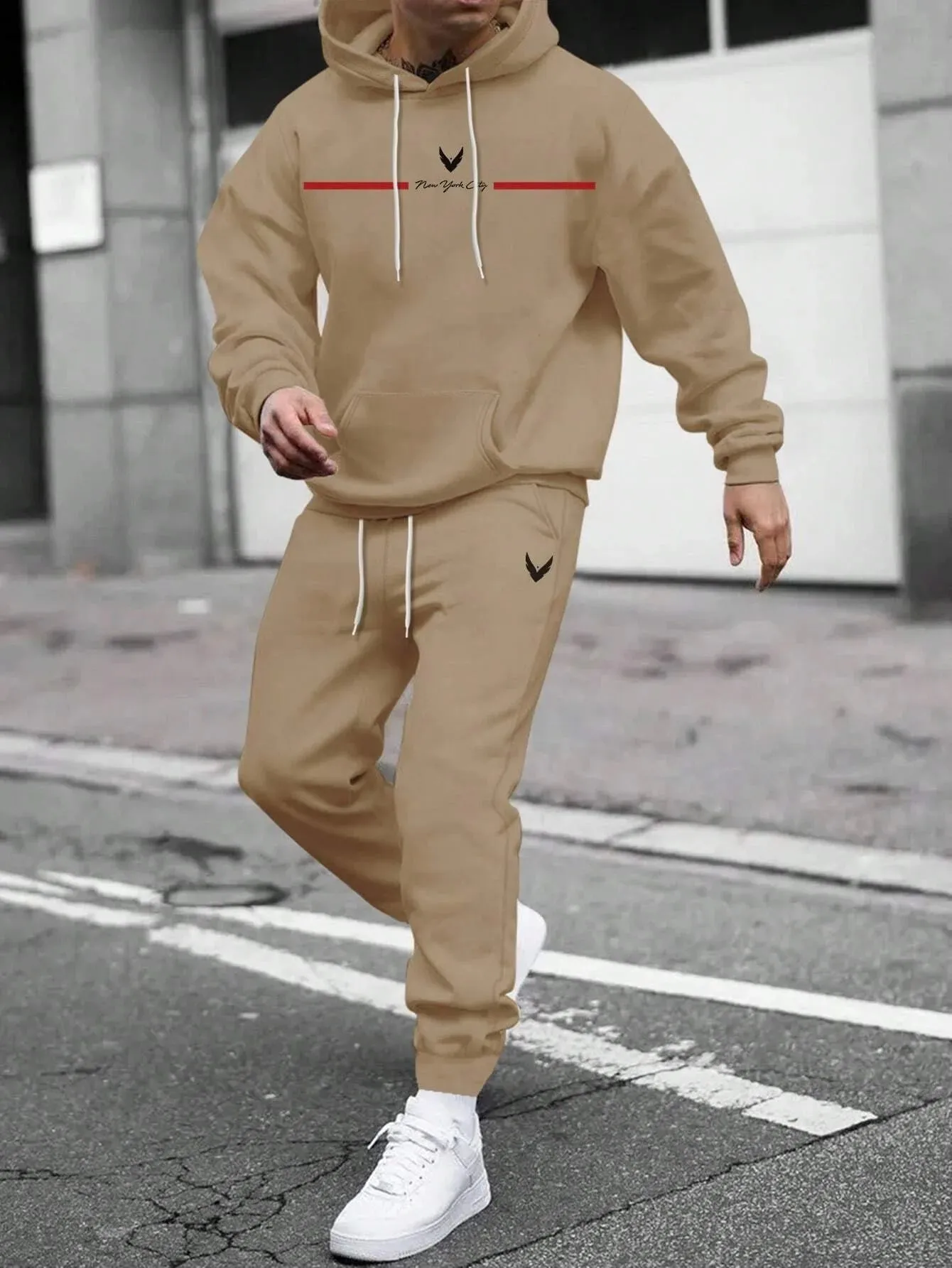 New OB Tracksuit Hooded Comfortable Suit