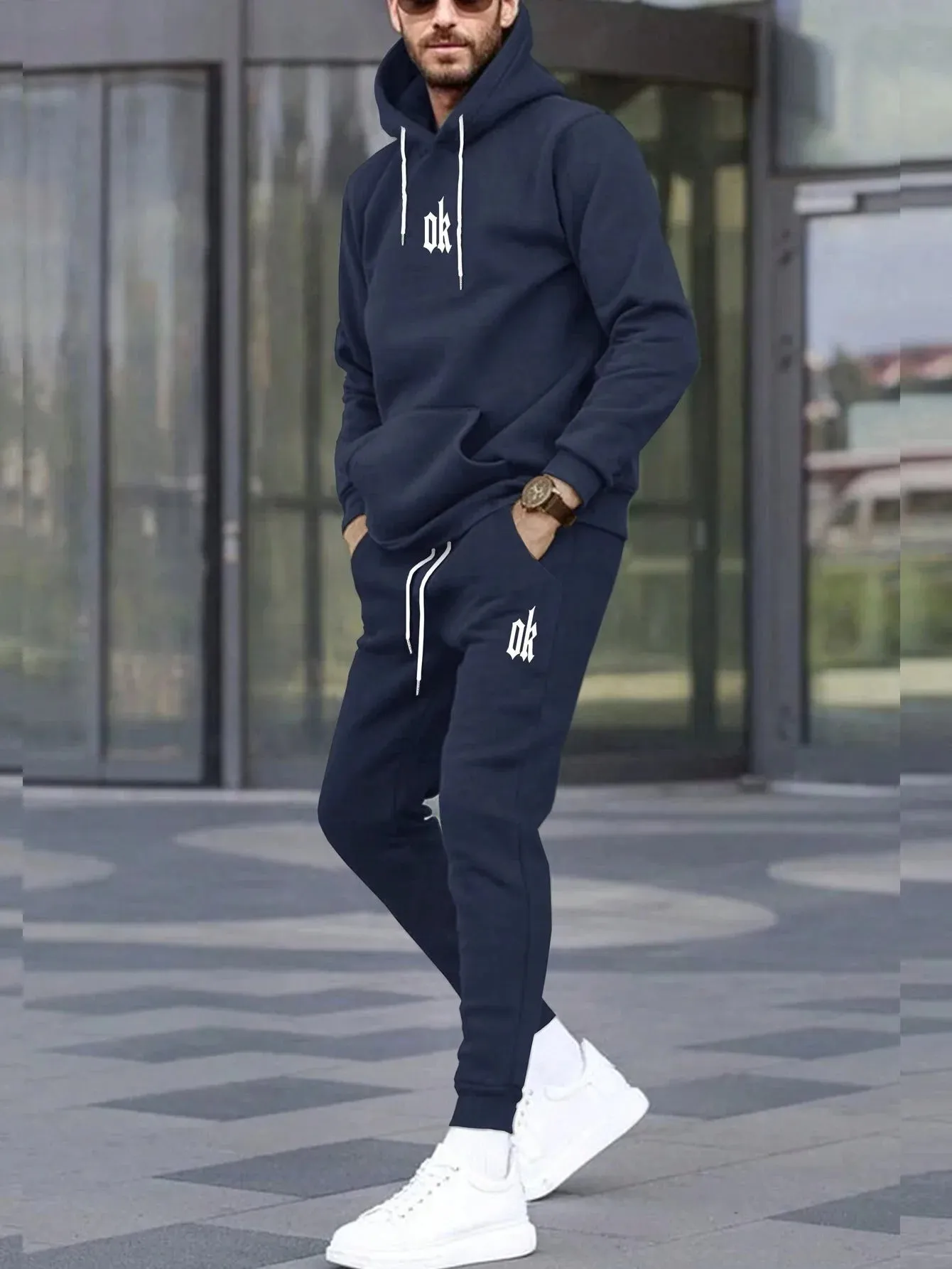 New OB Tracksuit Hooded Comfortable Suit