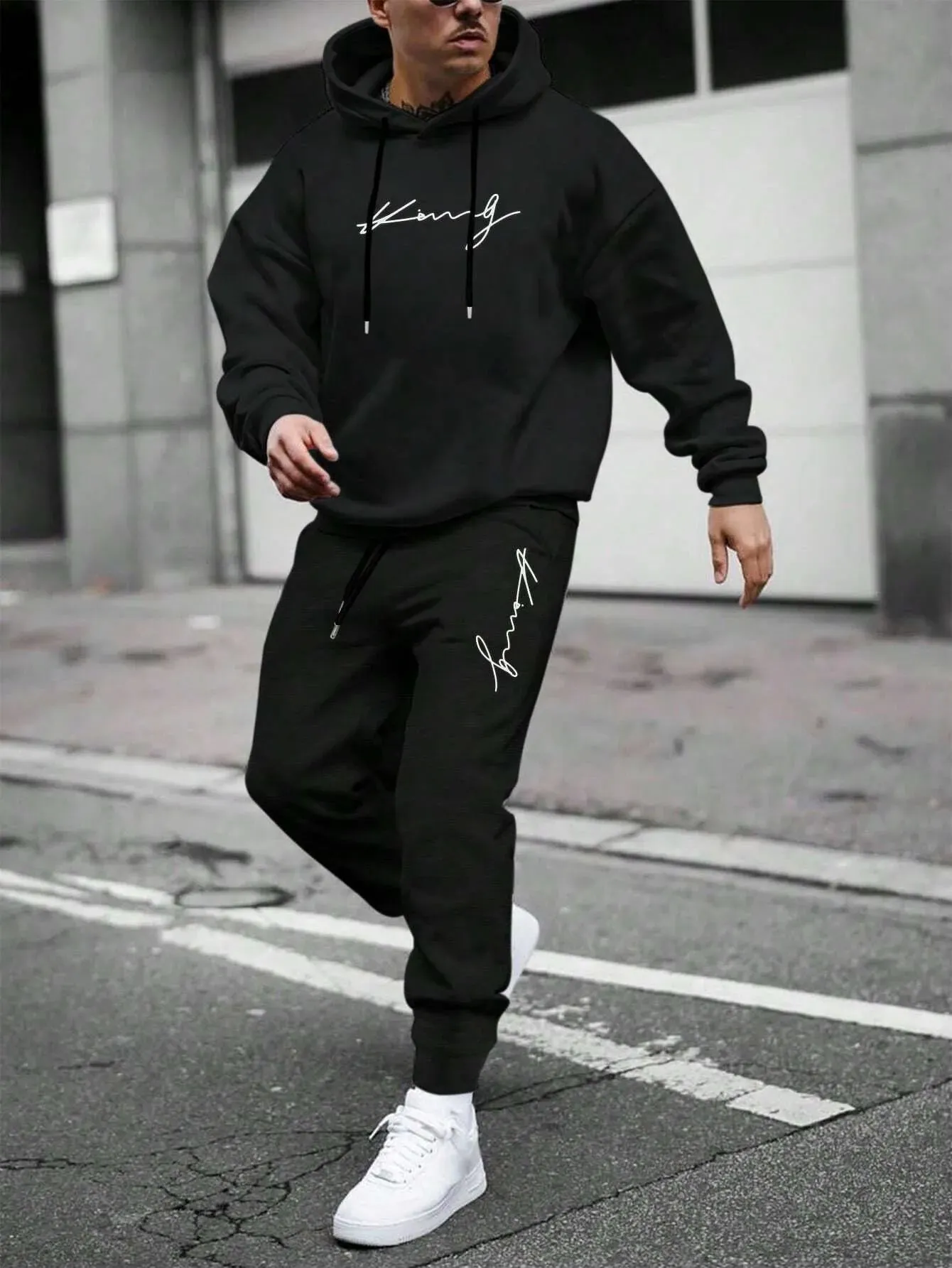 New OB Tracksuit Hooded Comfortable Suit