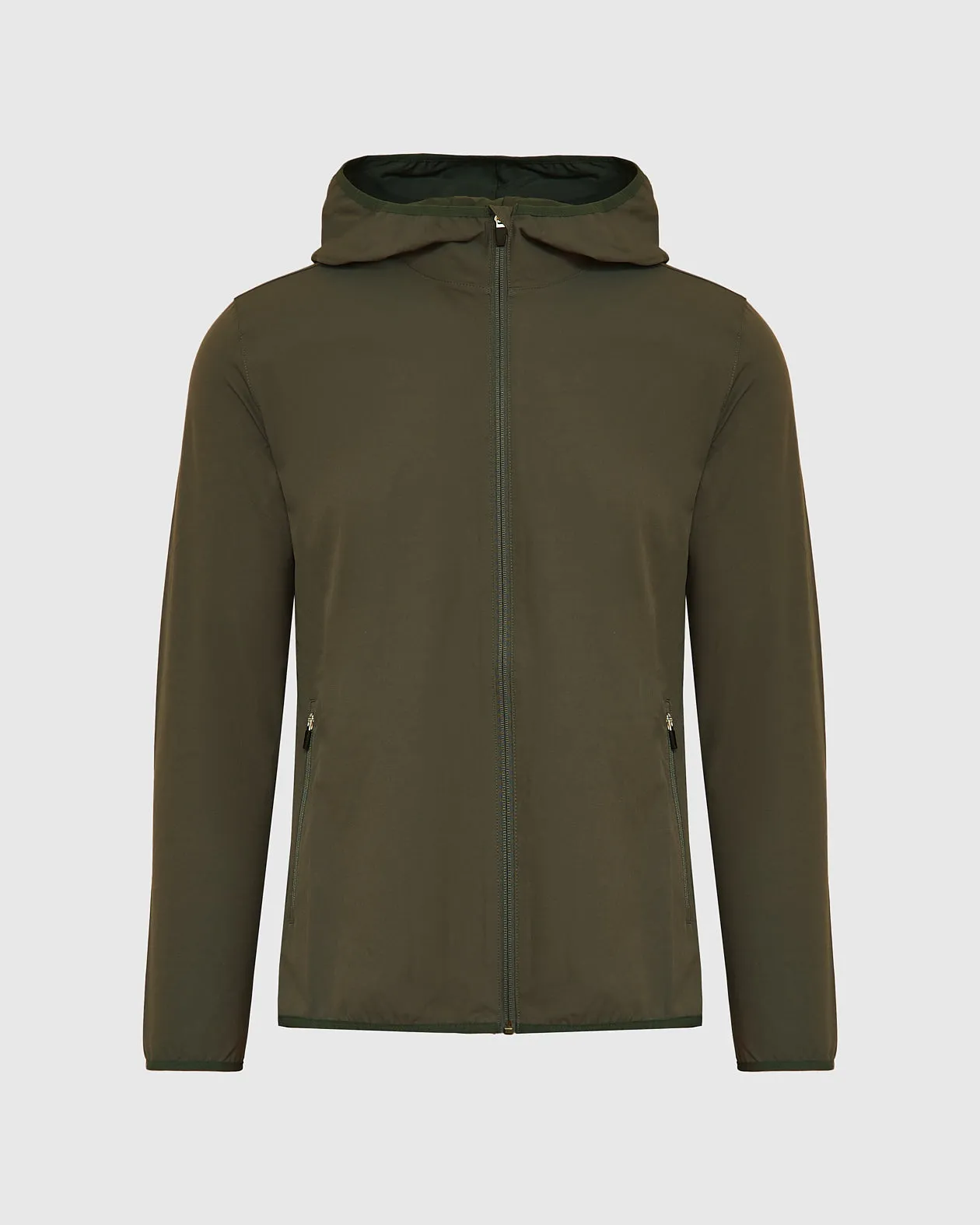 Olive Tech Windbreaker