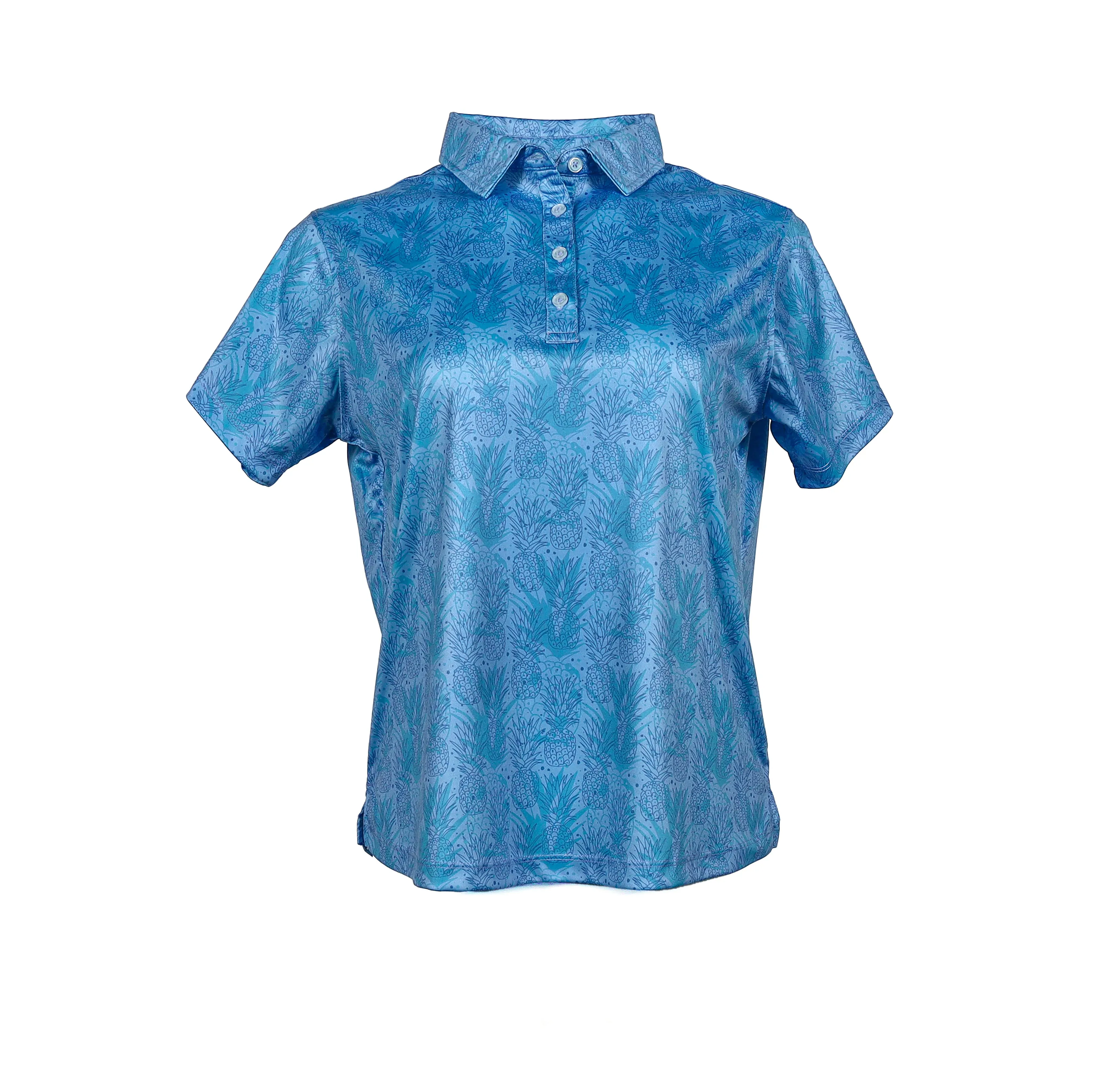 Paina - Blue Women's Golf Shirt Polo