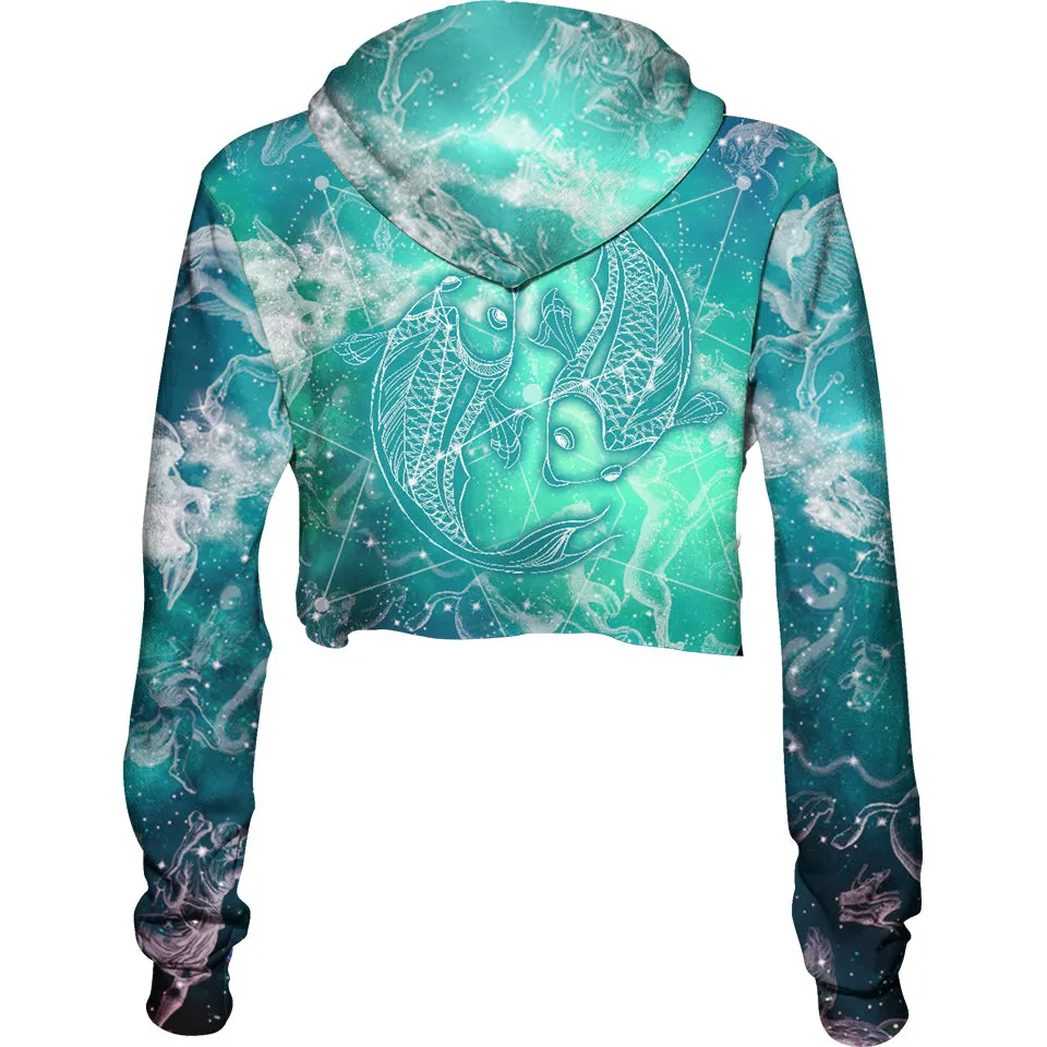 Pisces Crop Hoodie