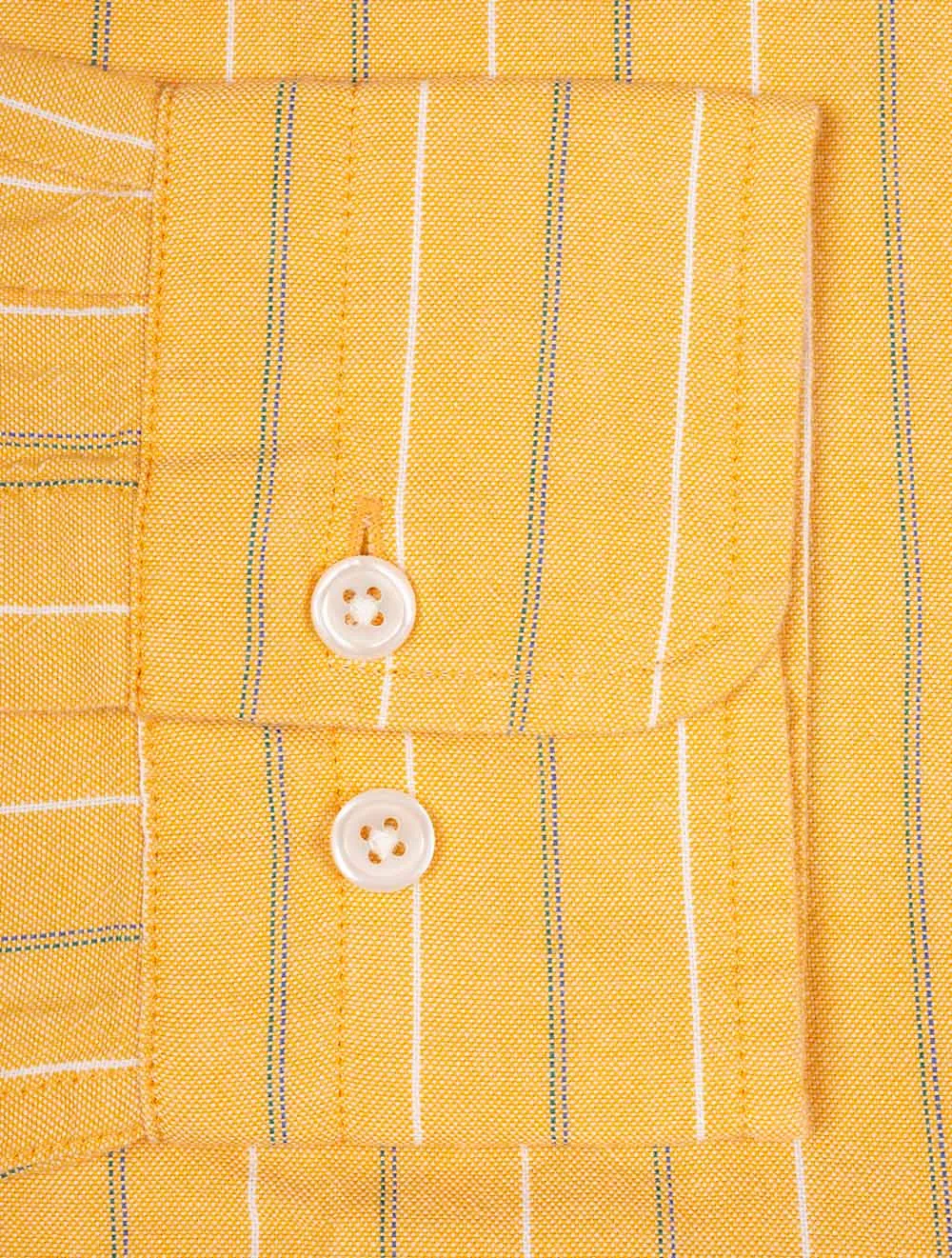 Regular Archive Oxford Stripe Shirt Medal Yellow