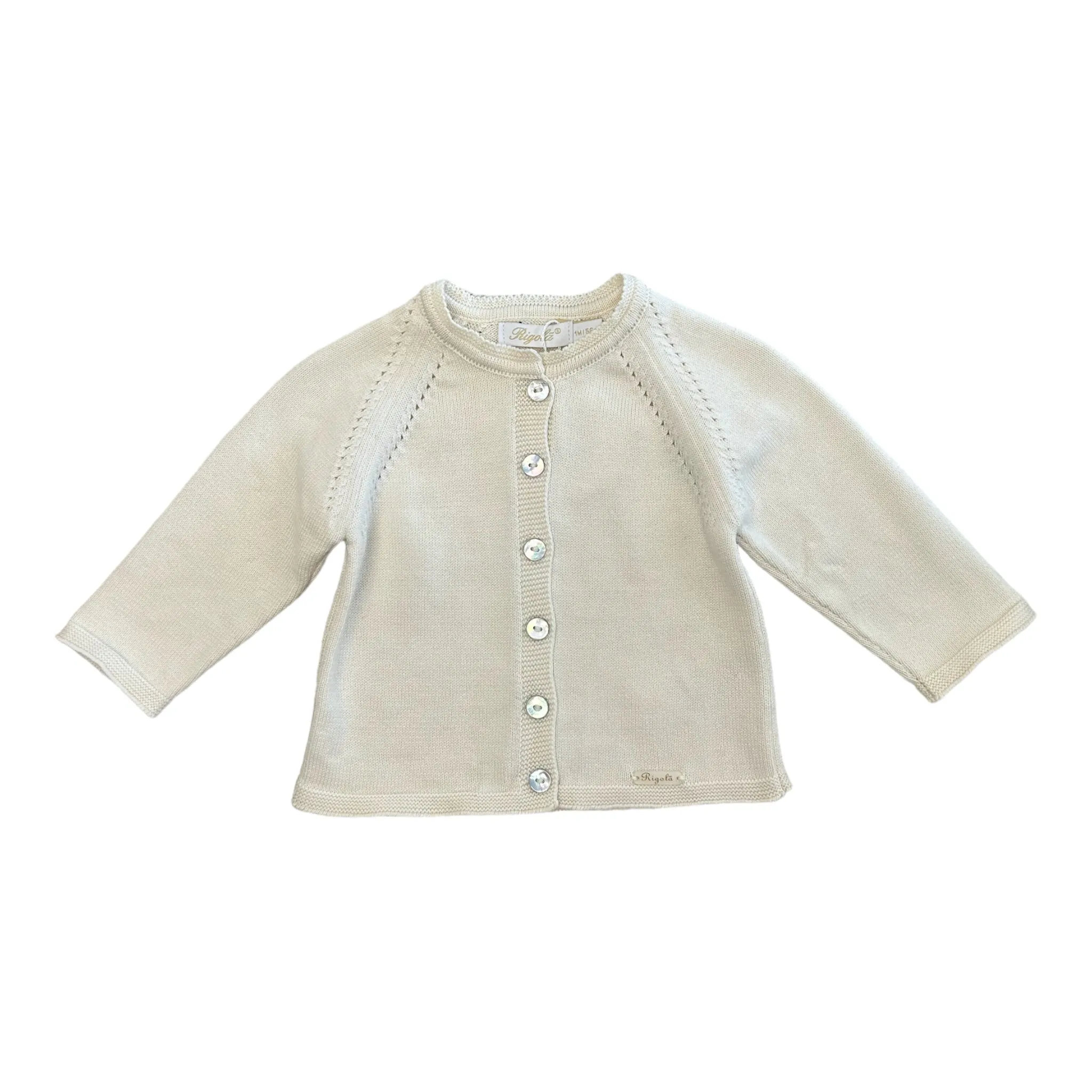 Rigola - Coconut Bay, Cream knit bolero cardigan