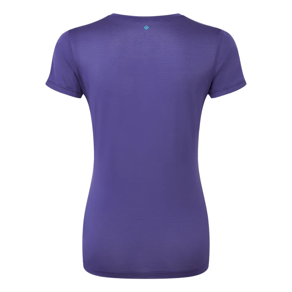 Ronhill Women's Tech Short Sleeve Tee in Deep Ocean/Marine AW24