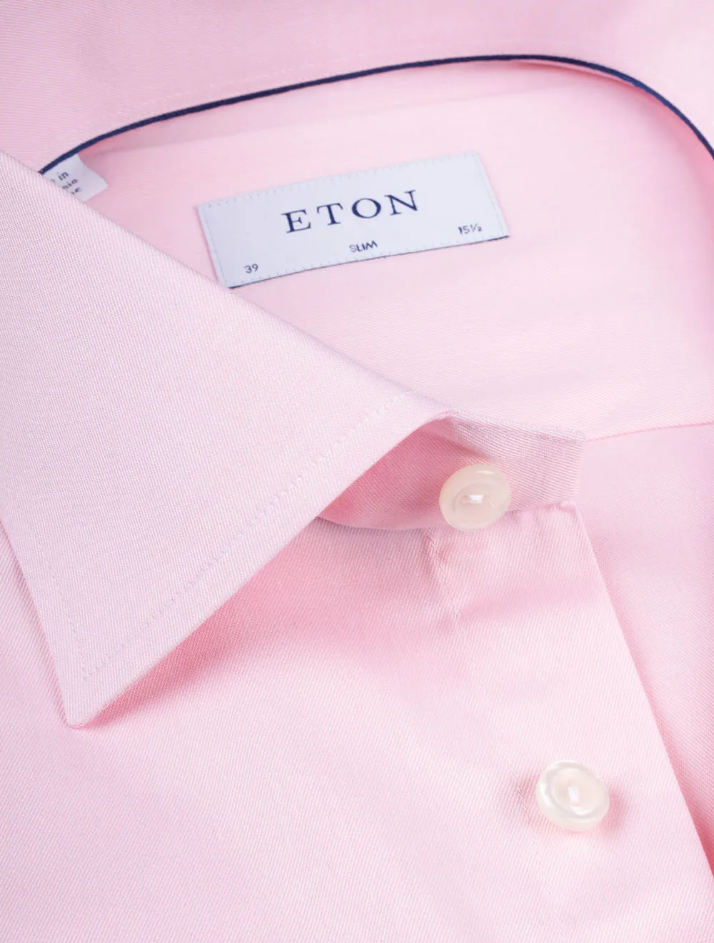 Slim Business Shirt Plain Pink