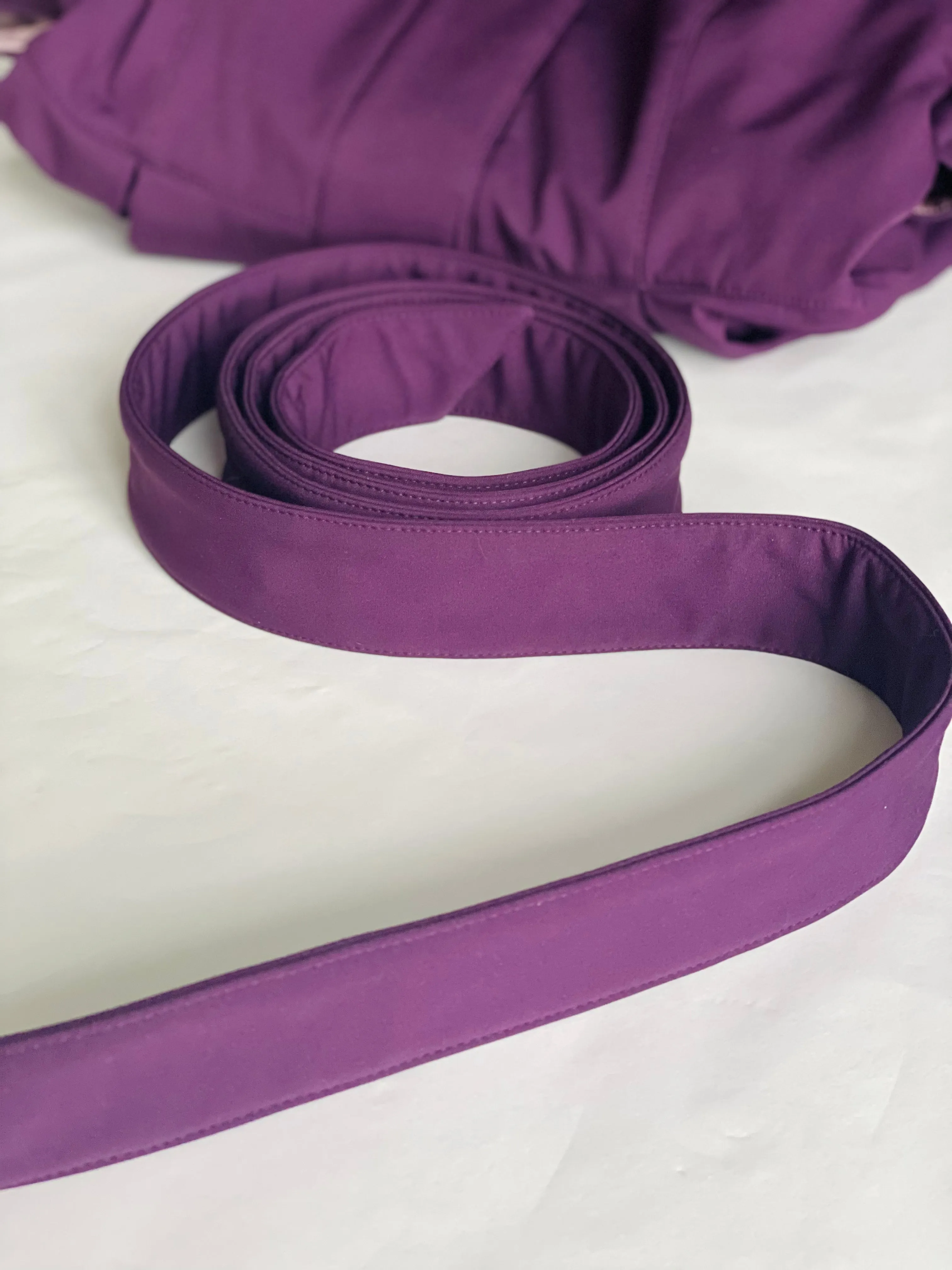 Solid Purple Color Belt | 'Ruby Purple'