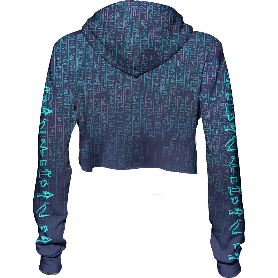 Uraeus Crop Hoodie - Electric Edition