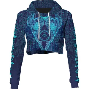 Uraeus Crop Hoodie - Electric Edition