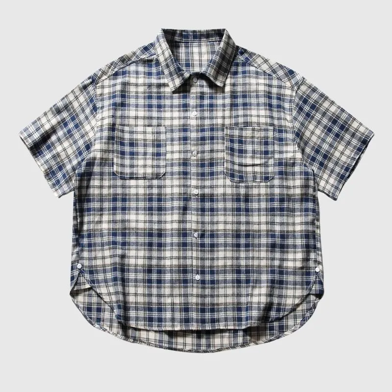 Vintage Cargo Plaid Shirts