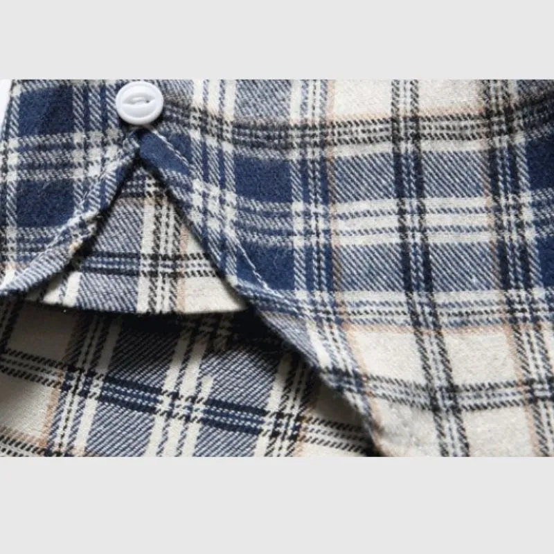 Vintage Cargo Plaid Shirts