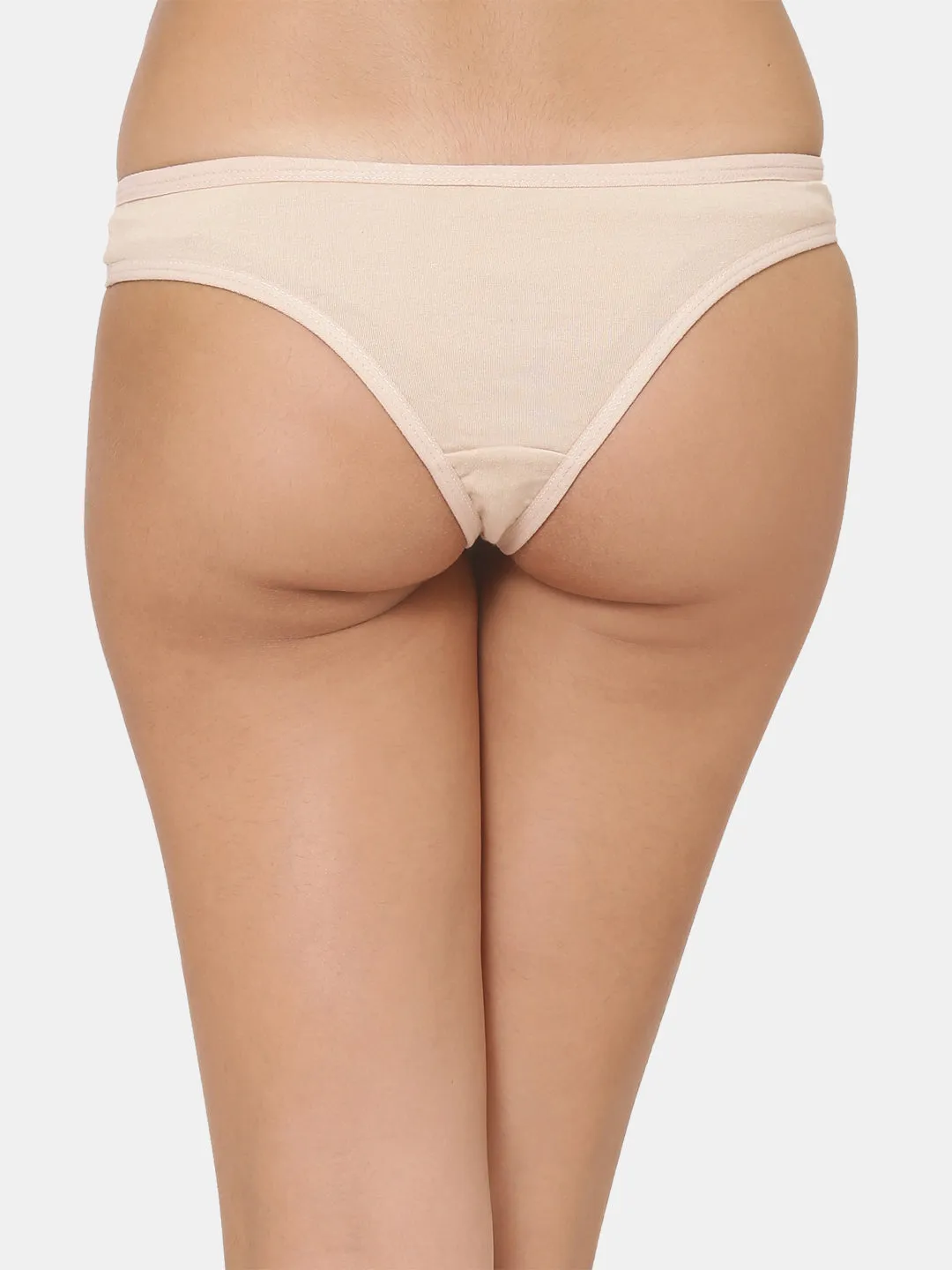 Women’s Solid Nude Low-Rise Thong Brief | SUNNY-skin-1 |